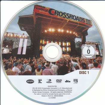 2DVD Various: Crossroads - Eric Clapton Guitar Festival 2010 8233