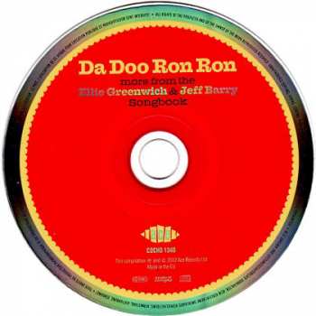 CD Various: Da Doo Ron Ron (More From The Ellie Greenwich & Jeff Barry Songbook) 126833