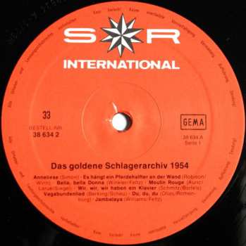 LP Various: Das Goldene Schlager-Archiv - Die Hits Des Jahres 1954 535192