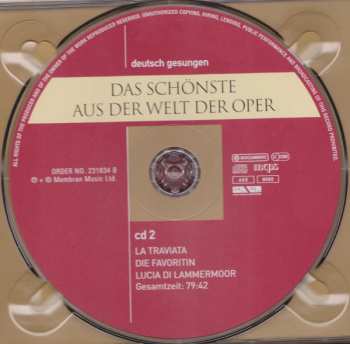 2CD Various: Das Schönste Aus Der Welt Der Oper | Der Troubadour, Simon Boccanegra, Die Sizilianische Vesper U. V. A. DIGI 523464