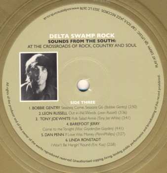 2LP Various: Delta Swamp Rock (Sounds From The South: At The Crossroads Of Rock, Country And Soul) CLR | LTD 501525