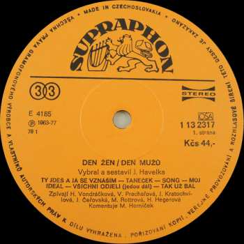 LP Various: Den Žen / Den Mužů 42716
