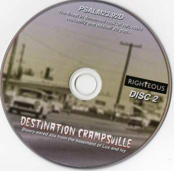 2CD Various: Destination Crampsville (Bleary-Eared 45s From The Basement Of Lux And Ivy) 229396