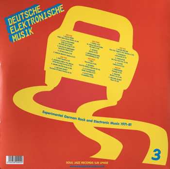 3LP Various: Deutsche Elektronische Musik 3 (Experimental German Rock and Electronic Music 1971-81) 133612