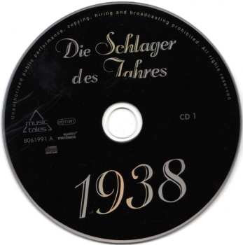 2CD Various: Die Schlager Des Jahres 1938 498841