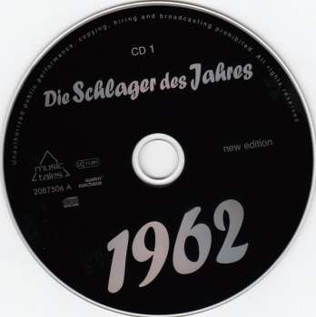 2CD Various: Die Schlager Des Jahres 1962 new edition 282592
