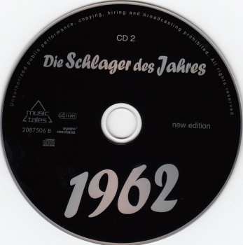 2CD Various: Die Schlager Des Jahres 1962 new edition 282592