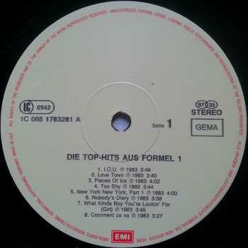 LP Various: Die Top-Hits Aus Formel Eins 340106
