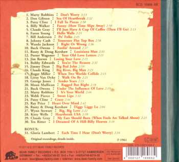 CD Various: Dim Lights Thick Smoke & Hillbilly Music - Country & Western Hit Parade - 1961 323436