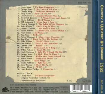 CD Various: Dim Lights Thick Smoke & Hillbilly Music - Country & Western Hit Parade - 1962 335796