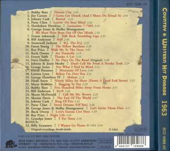 CD Various: Dim Lights Thick Smoke & Hillbilly Music - Country & Western Hit Parade - 1963 322158