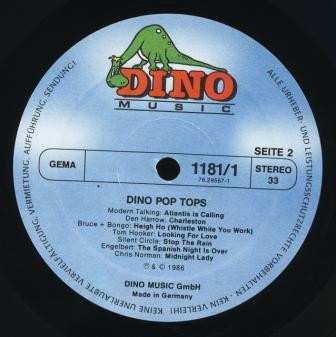 2LP Various: Dino Pop Tops - Das Beste Aus Den Internationalen Charts 509614
