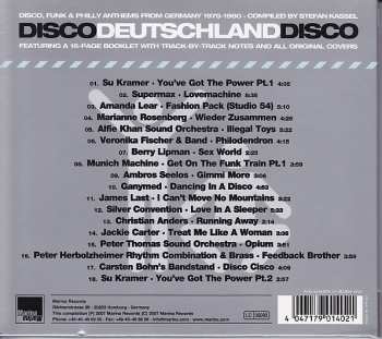 CD Various: Disco Deutschland Disco (Disco, Funk & Philly Anthems From Germany 1975-1980) 318980