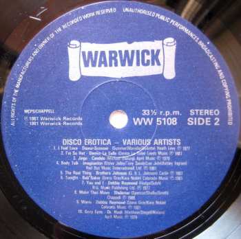 LP Various: Disco Erotica