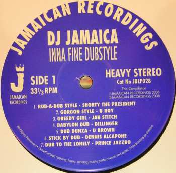 LP Various: DJ Jamaica :  Inna Fine Dub Style 85456