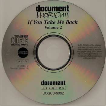 CD Various: Document Shortcuts Vol. 2 - If You Take Me Back