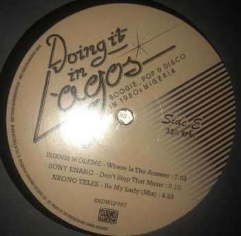 3LP/SP Various: Doing It In Lagos (Boogie, Pop & Disco In 1980s Nigeria) 115184