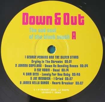 LP Various: Down & Out (The Sad Soul Of The Black South) 137439