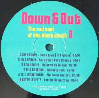 LP Various: Down & Out (The Sad Soul Of The Black South) 137439
