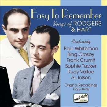 Album Various: Easy To Remember - Songs Of Richard Rodgers And Lorenz Hart (1925-1946)