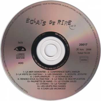 CD Various: Éclats De Rire Vol. 2 272109