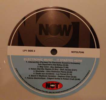 2LP Various: Electronic Music... It Started Here CLR 58929