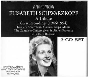 Various: Elisabeth Schwarzkopf Singt Arien & Lieder