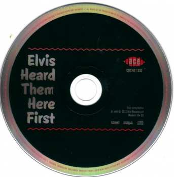 CD Various: Elvis Heard Them Here First 308726