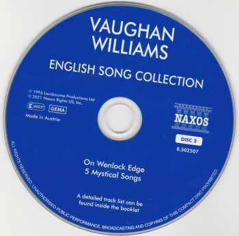 25CD/Box Set Various: English Song Collection 187271