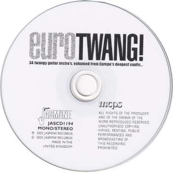 CD Various: Eurotwang! 34 Twangy Guitar Instro's, Exhumed From Wurope's Deepest Vaults... 534251