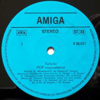 LP Various: Felicita - Pop International 123736