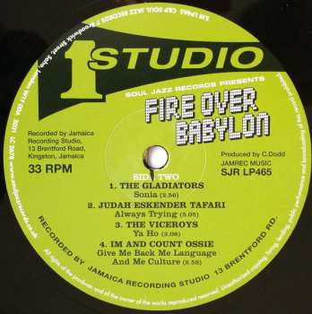 2LP Various: Fire Over Babylon (Dread, Peace And Conscious Sounds At Studio One) 76761