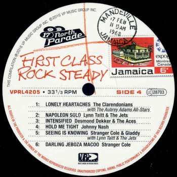 2LP Various: First Class Rock Steady 446227