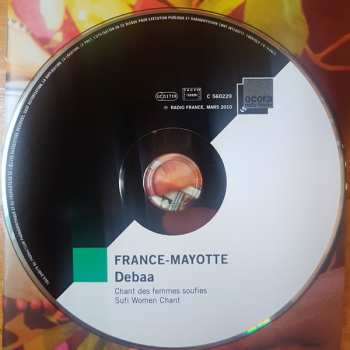CD Various: France-Mayotte: Debaa: Chant Des Femmes Soufies 294164