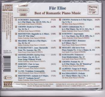 CD Various: Für Elise - Best Of Romantic Piano Music 518162