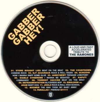 CD Various: Gabber Gabber Hey! - A Loud And Fast Accelerated Tribute To The Ramones 243609