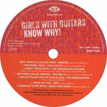 LP Various: Girls With Guitars Know Why! CLR 58404