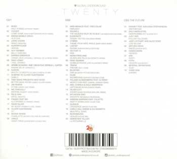 3CD Various: Global Underground Twenty 401122