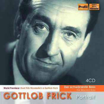 Album Various: Gottlob Frick - Der Schwärzeste Bass