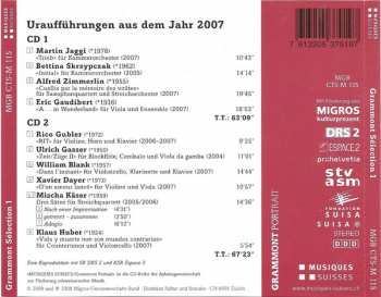 2CD Various: Grammont Sélection 1 (Uraufführungen Aus Dem Jahr 2007) 184041