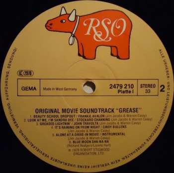 2LP Various: Grease (The Original Soundtrack From The Motion Picture)