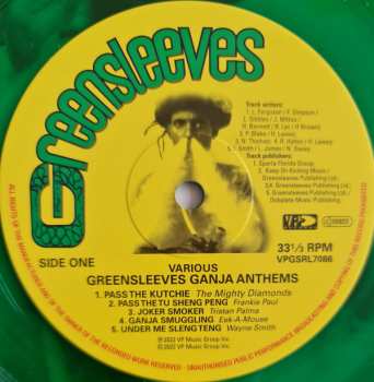 LP Various: Greensleeves Ganja Anthems CLR 410739