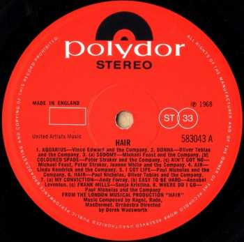 2LP Various: Hair (the Original Soundtrack Recording) (180g) (limited Numbered Edition) (magenta Vinyl)