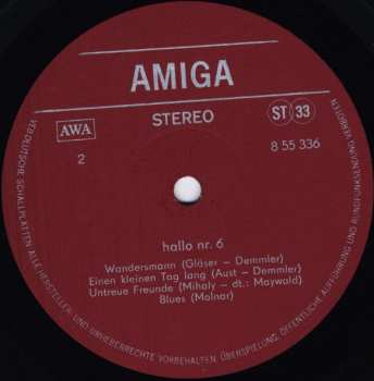 LP Various: Hallo Nr. 6 135373