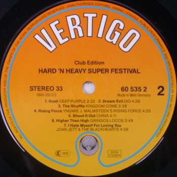 LP Various: Hard 'N Heavy Super Festival 283504
