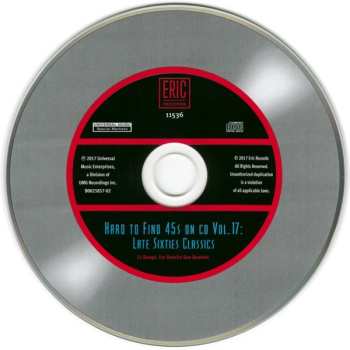 CD Various: Hard To Find 45s On CD, Volume 17: Late Sixties Classics 458204