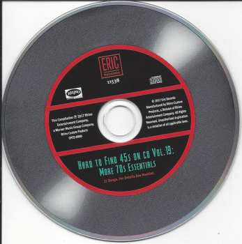 CD Various: Hard To Find 45s On CD, Volume 19: More 70s Essentials 462287
