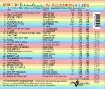 CD Various: Hard To Find Jukebox Classics – 1956-62: 29 Amazing Stereo Hits	     509165