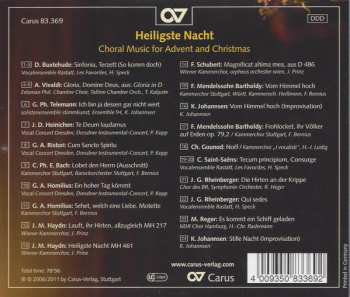 CD Various: Heiligste Nacht (Choral Music for Advent and Christmas) 337207