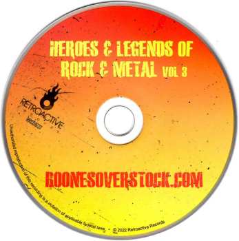 CD Various: Heroes & Legends Of Rock & Metal Vol. 3 520671